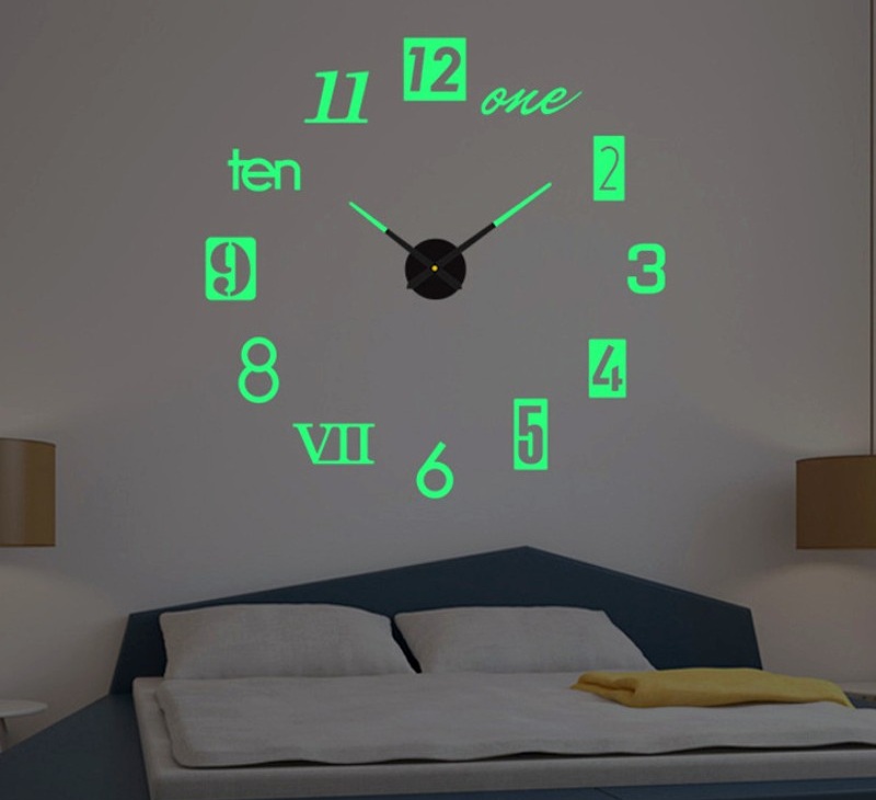 Creative Luminous Silent Wall Clock