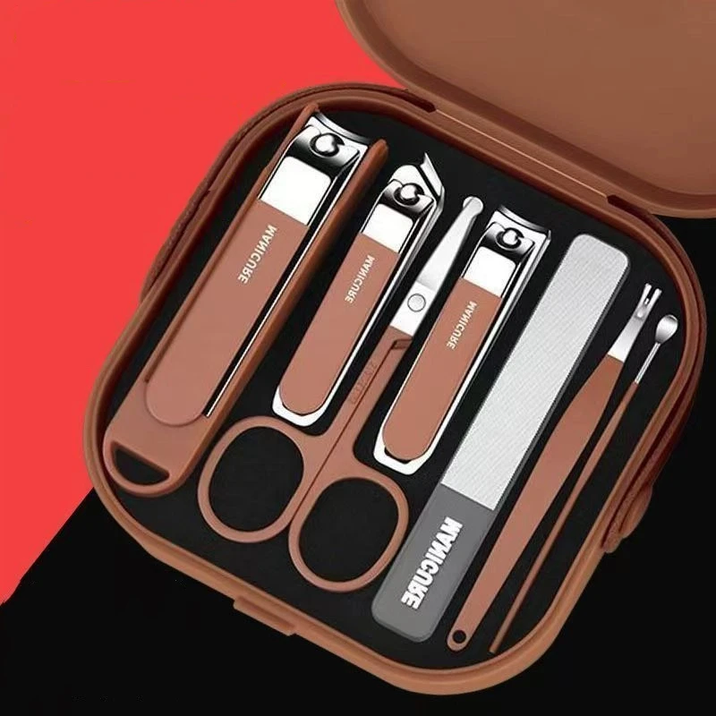 Home nail clipper set, portable box for storage