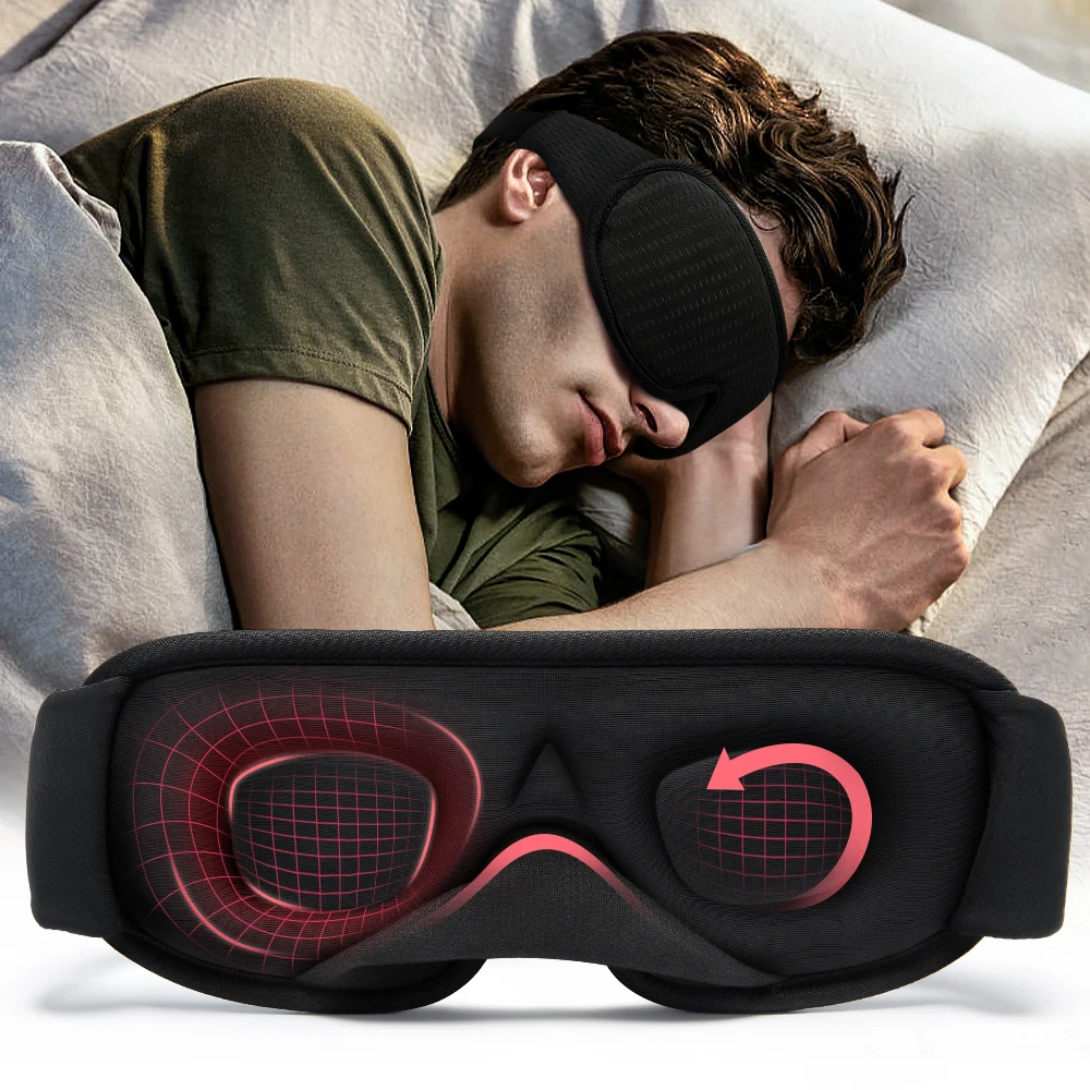 3D Sleeping Mask Block Out Light Sleep Mask For Eyes Soft Sleeping