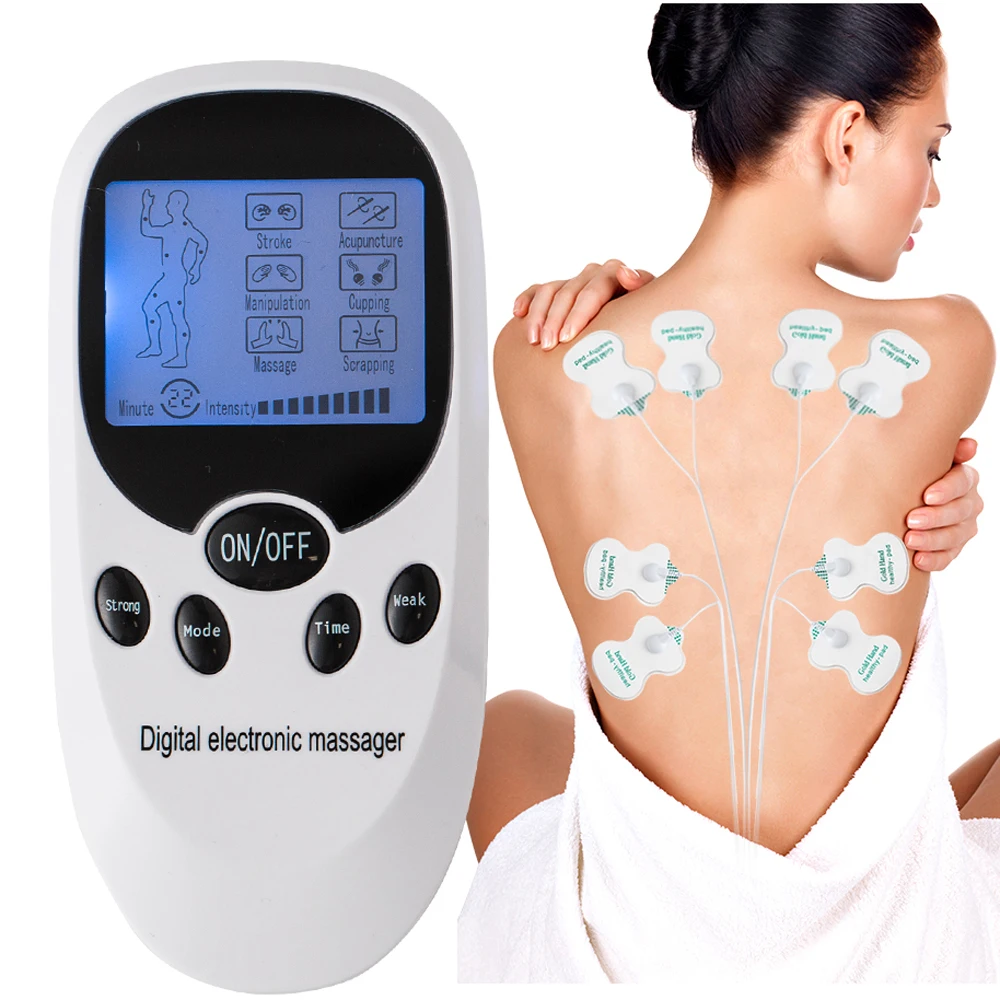 Digital TENS Machine Massager Electric Pulse Muscle Stimulator