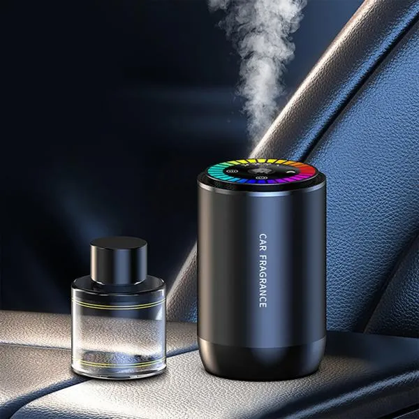Car Aroma Diffuser Freshener 3 Levels Adjustable Pickup Light Starry Sky Projector